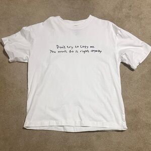 H&M White Statement Tee
